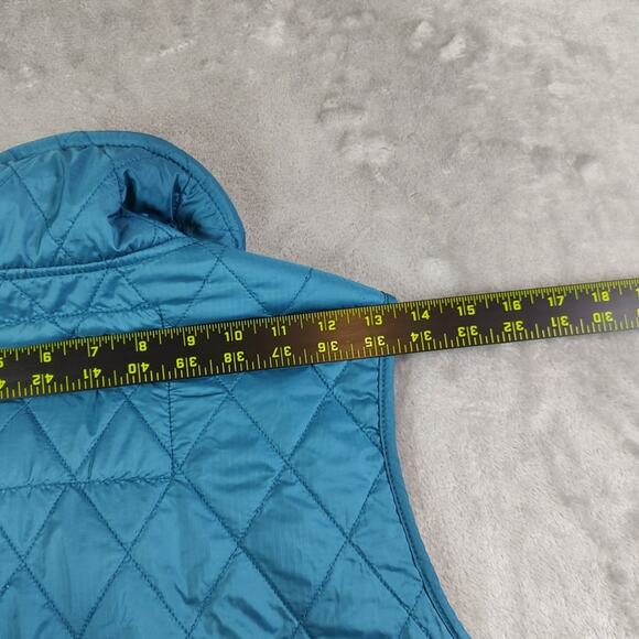 L.L. Bean sherpa lined quilted casual gorpcore winter vest womens Small - Picture 8 of 9